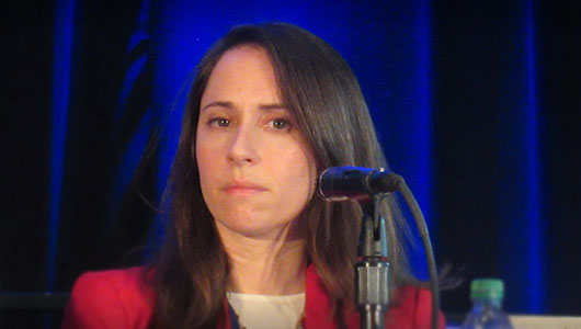Rebecca Zash en la CROI 2017. Foto: Liz Highleyman, hivandhepatitis.com